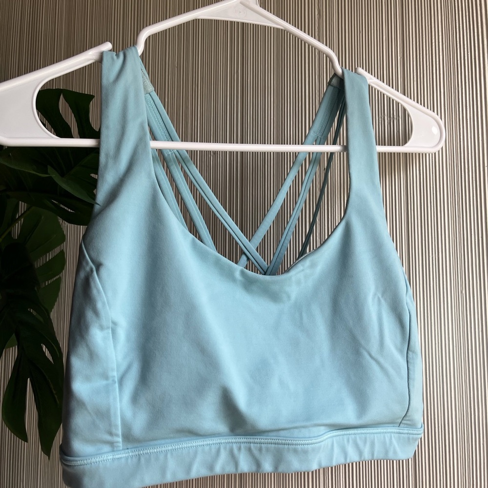 Lululemon Athletica Sky Blue Sports Bra